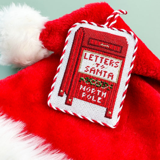 Letters to Santa Mailbox needlepoint canvas