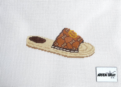 Fashion Sandals Summer Needlepoint Canvas, 18 Mesh, 5x3 Design