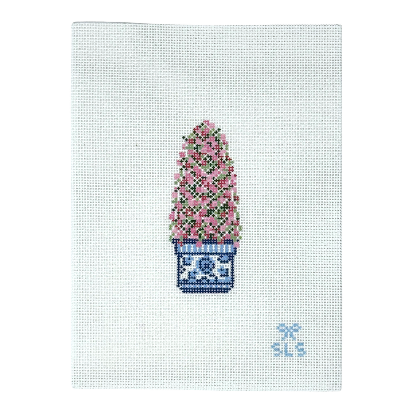 Chinoiserie Trellis needlepoint canvas