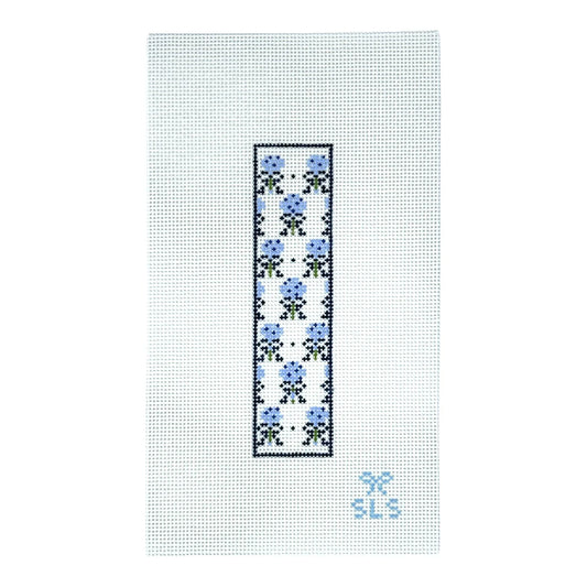 Hydrangea Bookmark Fob, 13 Mesh, 6.3" x 1.6" Design