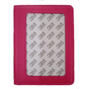 Hot Pink Leather Self Finishing Passport Cover