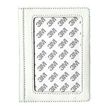 White Leather Self Finishing Passport Cover