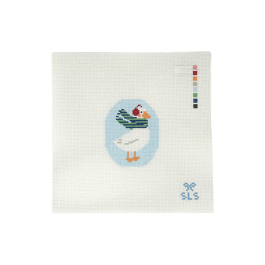 Chilly Goose needlepoint canvas