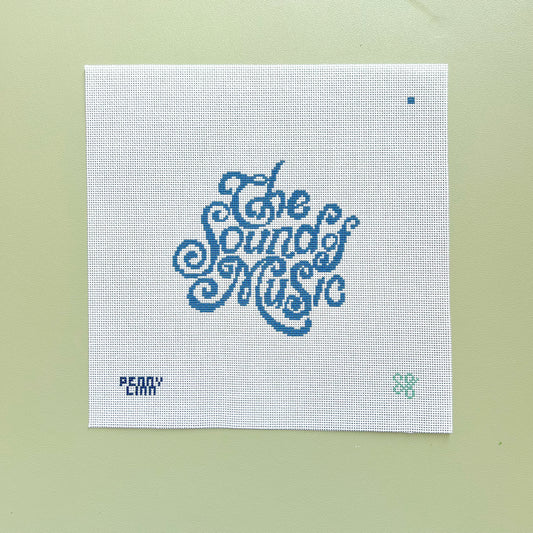 The Sound of Music Needlepoint Canvas, 18 Mesh, 5"x5" Design Size
