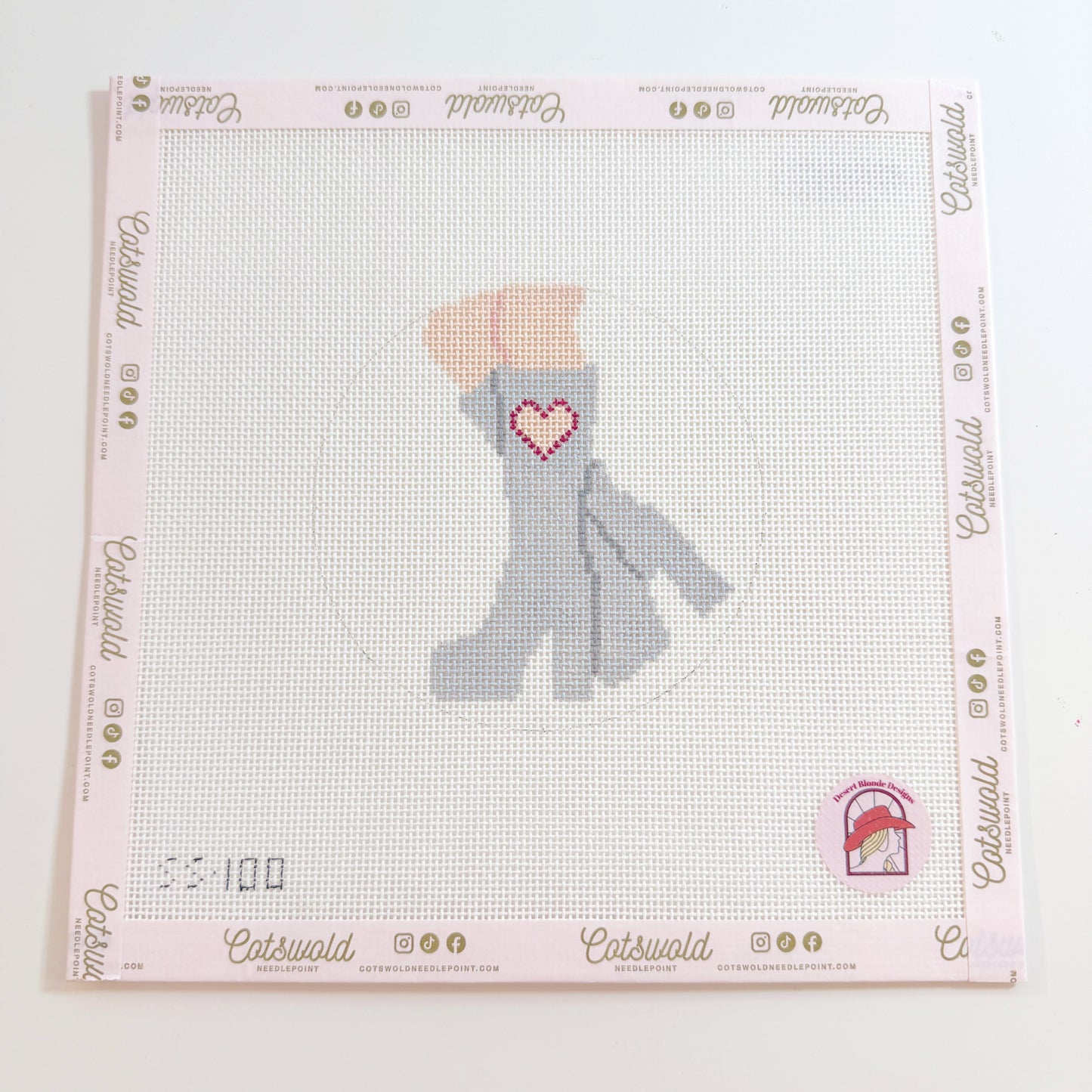Sabrina Go Go Boots Needlepoint Canvas, Pop Culture, 18 Mesh, 4x4 Design
