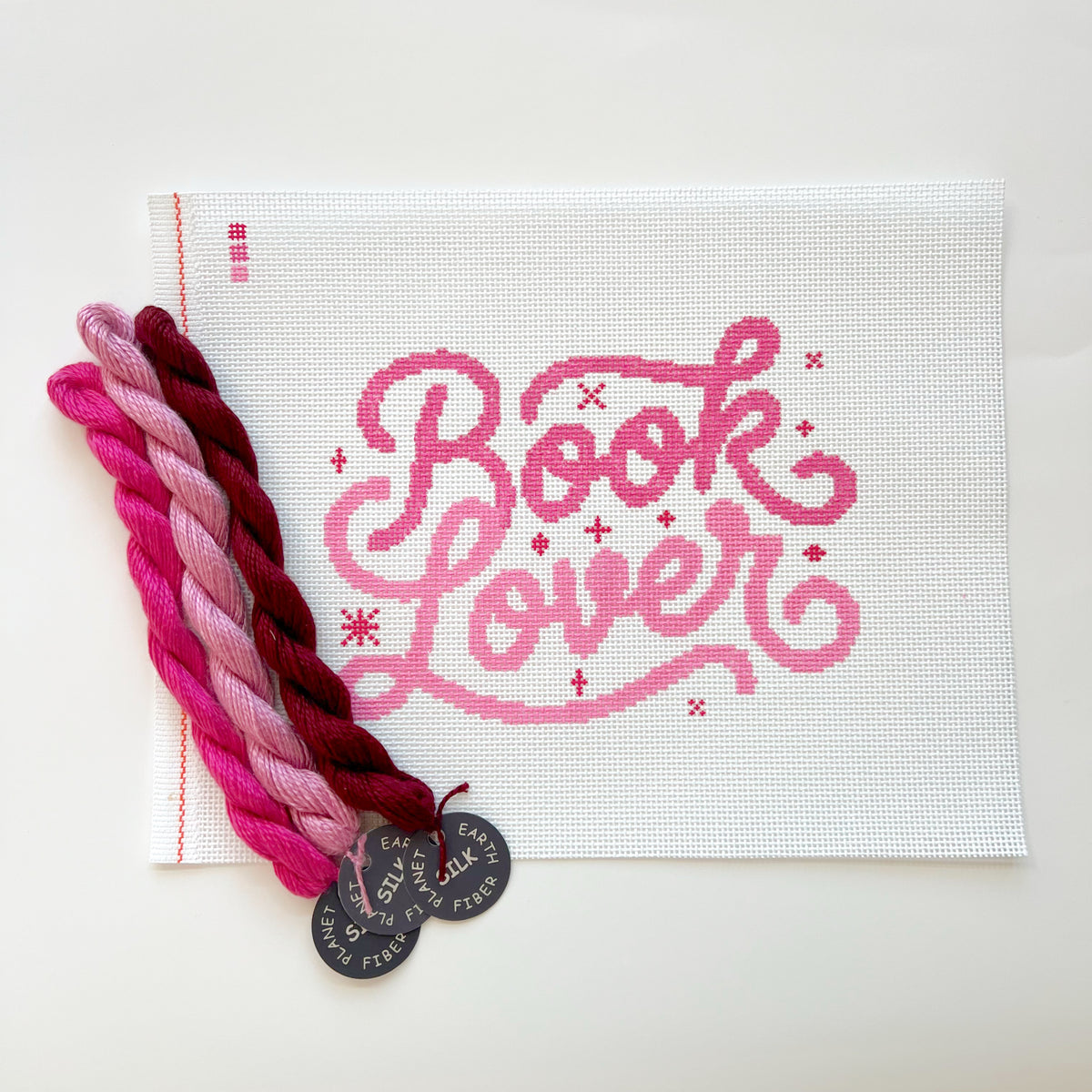 Booker Lover Needlepoint Canvas, 13 Mesh, 9"x7" Designs Size