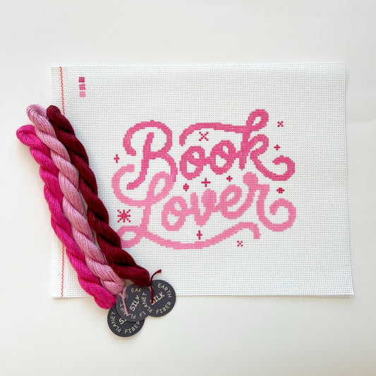 Booker Lover Needlepoint Canvas, 13 Mesh, 9"x7" Designs Size