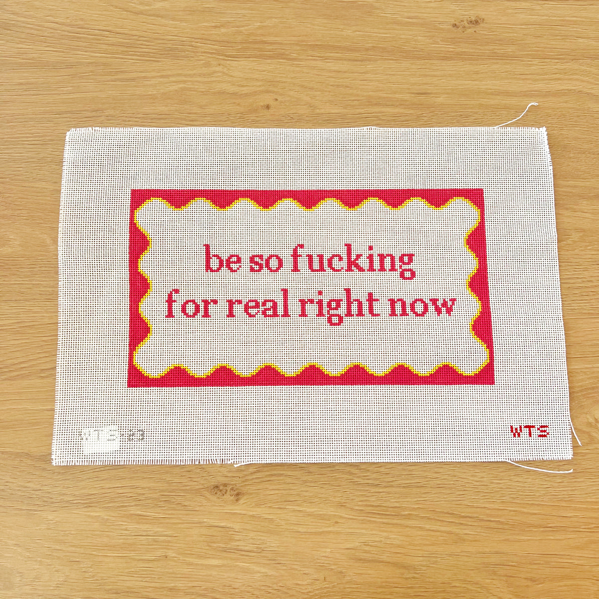 Be So Fucking For Real Right Now Pillow