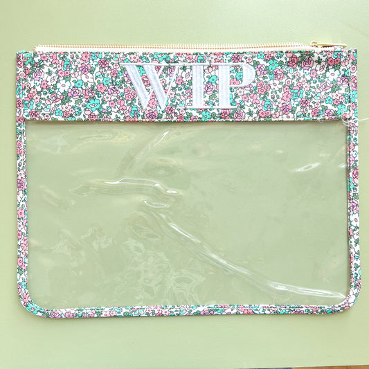 WIP Floral Project Bag