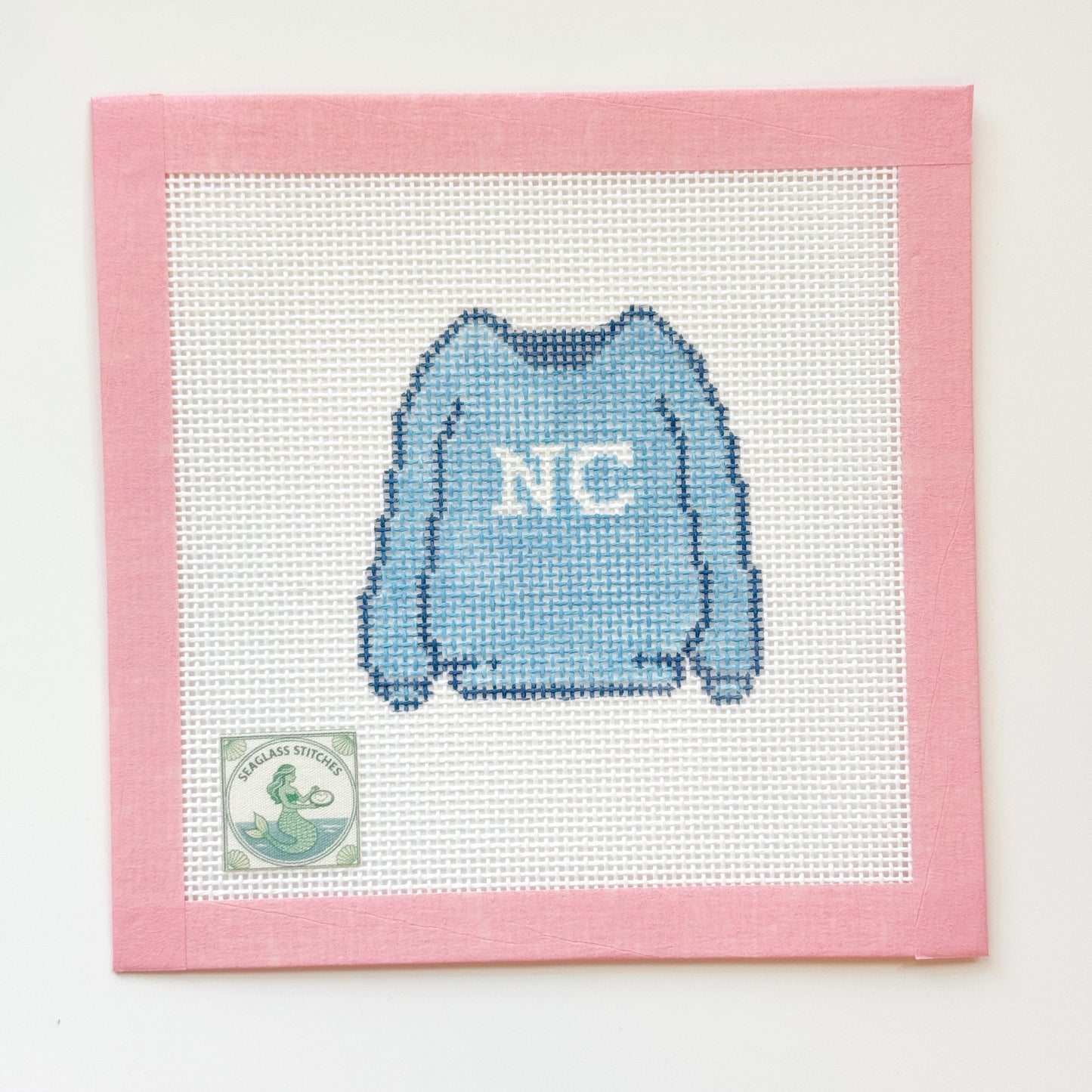 North Carolina Mini Sweater Needlepoint Canvas, 13 Mesh, 4"x4"" Design