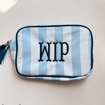 WIP/NDLPT Striped Accessories Pouches