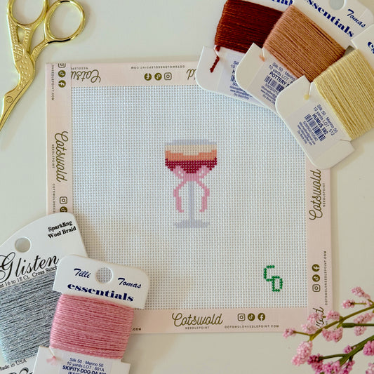 Espresso Martini Mini Needlepoint Canvas