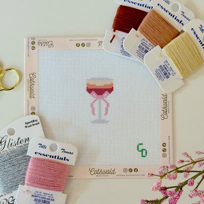 Espresso Martini Mini Needlepoint Canvas
