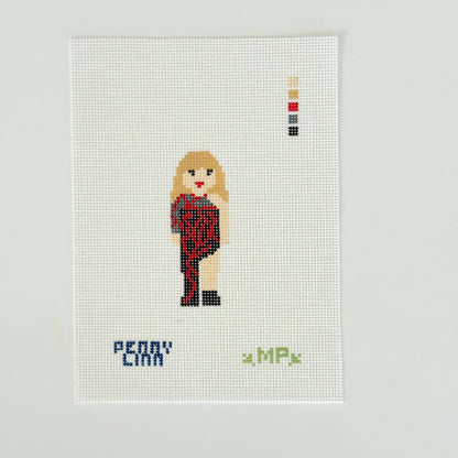 Taylor Tot Outfit Reputation Needlepoint Canvas, 18 Mesh, 1.5x3.5 Design