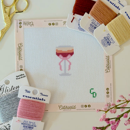 Espresso Martini Mini Needlepoint Canvas