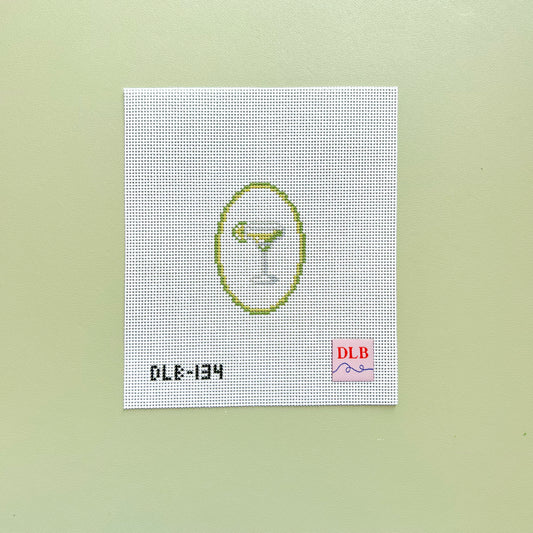 Mini Margarita Needlepoint Canvas, 13 Mesh, 2.25"x3.25" Design Size