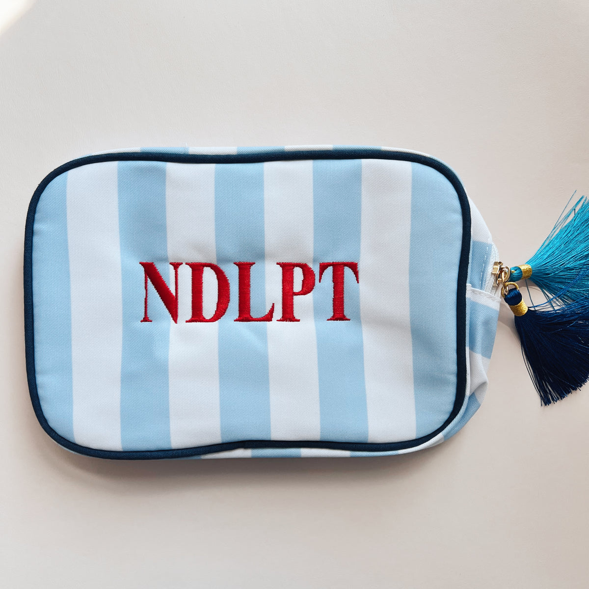 WIP/NDLPT Striped Accessories Pouches