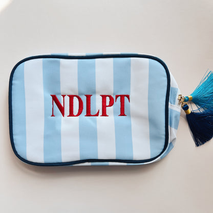 WIP/NDLPT Striped Accessories Pouches