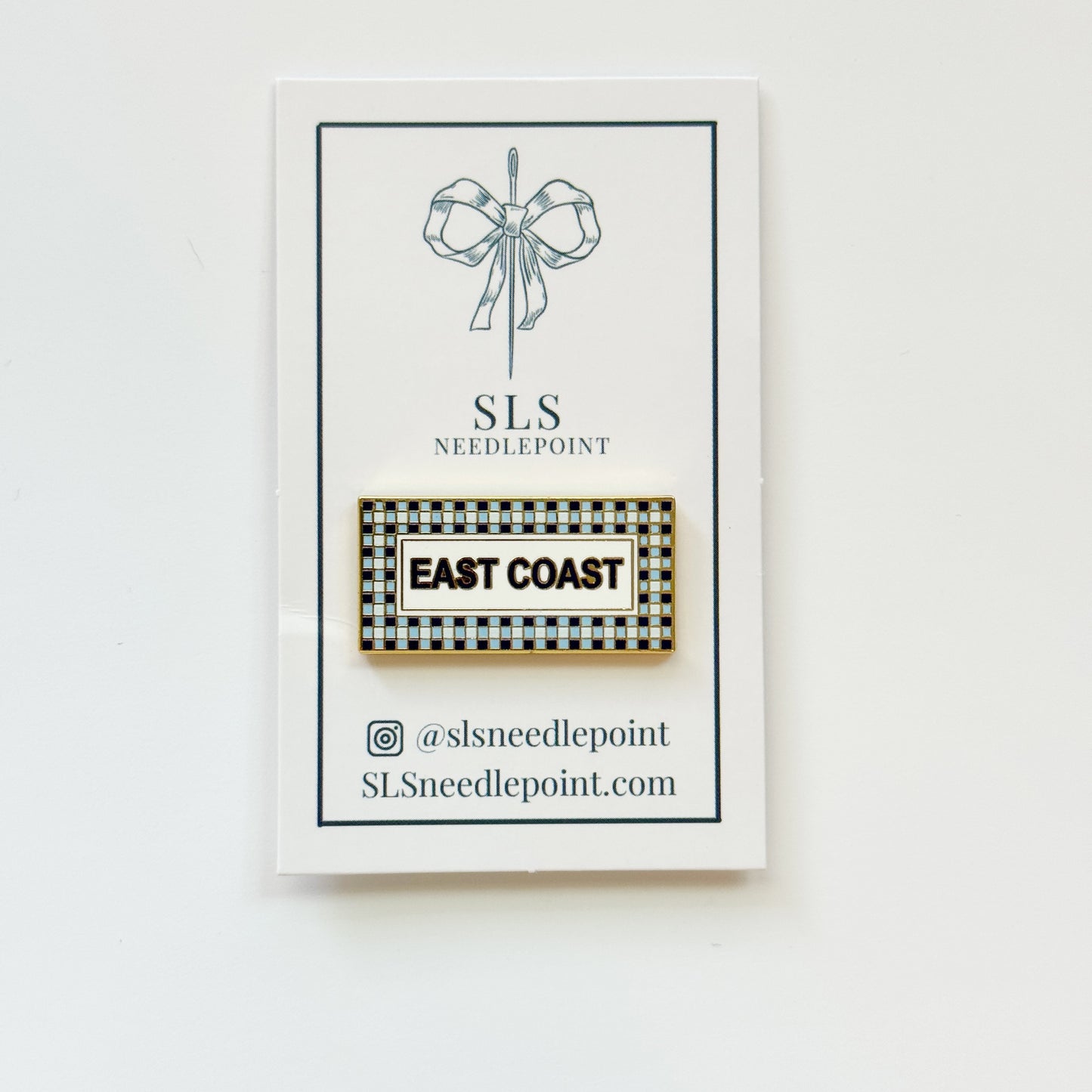 East Coast Gingham Needleminder, Needlepoint Accessories