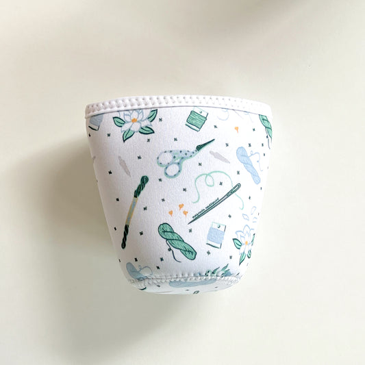 Needlepoint Pattern Cup Sleeve Koozie
