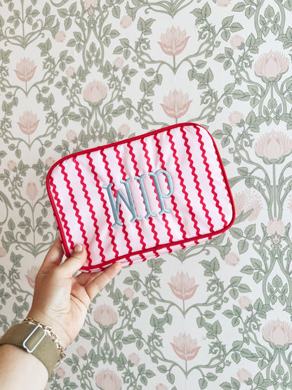 WIP/NDLPT Striped Accessories Pouches