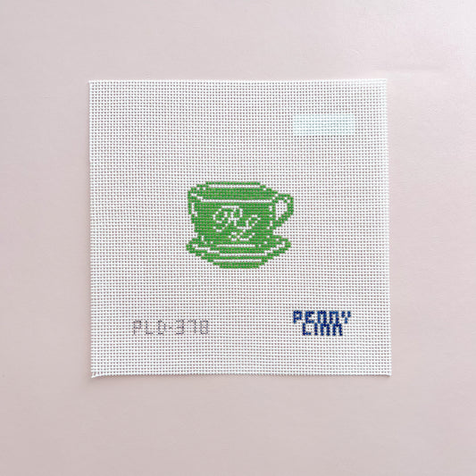 Tiny Ralph's Cup Needlepoint Canvas, 18 mesh, 2" x 2" Design Size