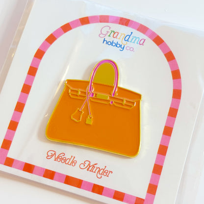 Orange Luxury Purse Needleminder