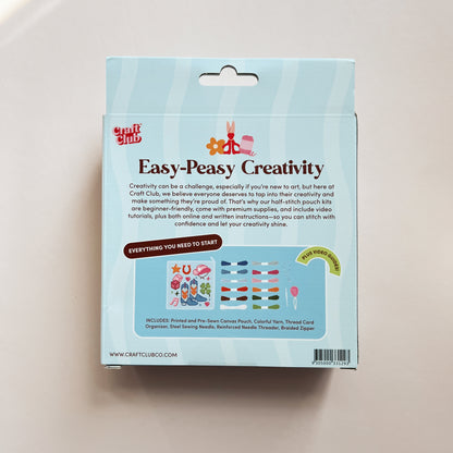 Howdy Needlepoint Pouch Self Finishing