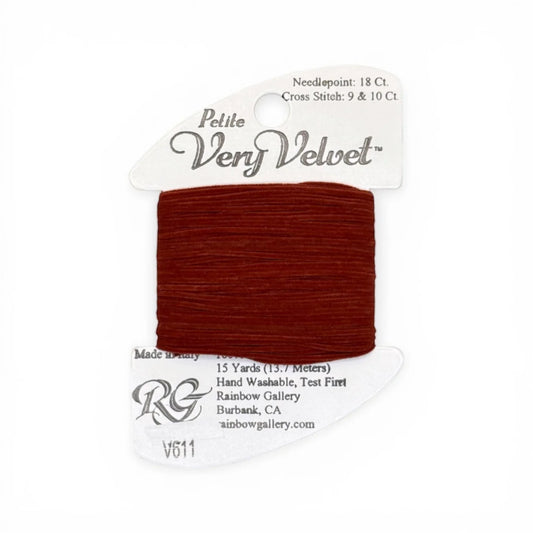 Petite Very Velvet Thread - V611 Brick Red