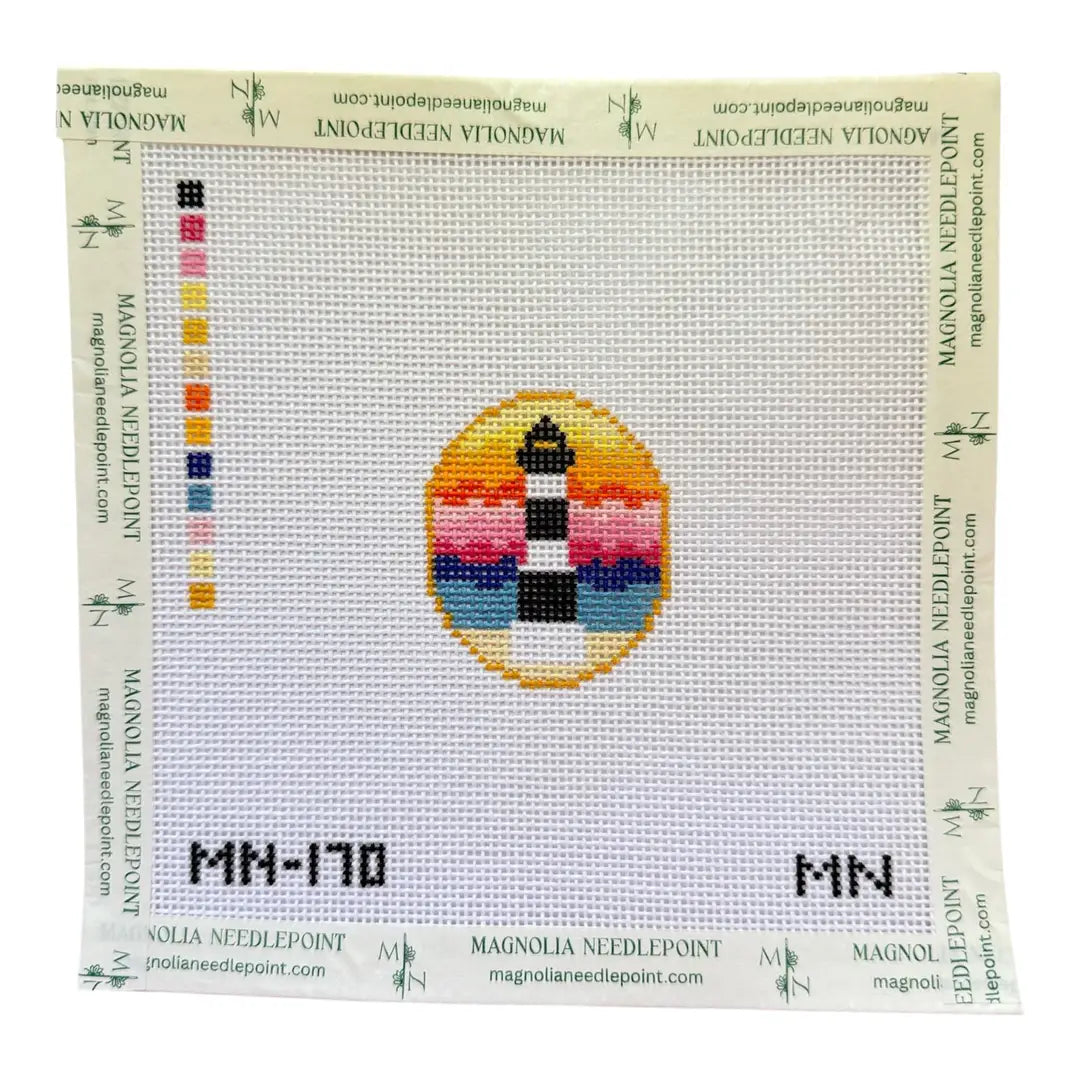 Bodie Island Lighthouse Mini Needlepoint Canvas