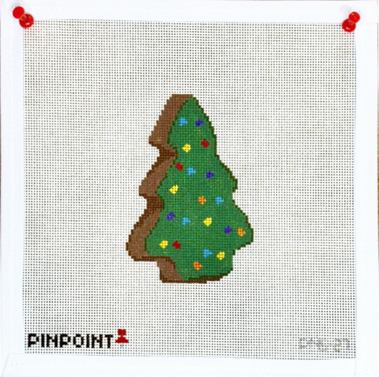 Brownie Christmas Tree needlepoint canvas