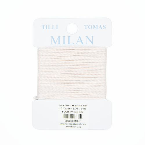 Milan Fairy thread card for 13 mesh needlepoint canvas