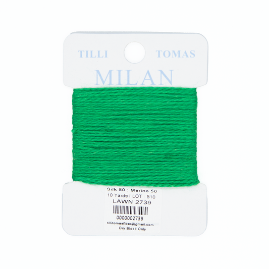 Milan Lawn thread card for 13 mesh needlepoint canvas