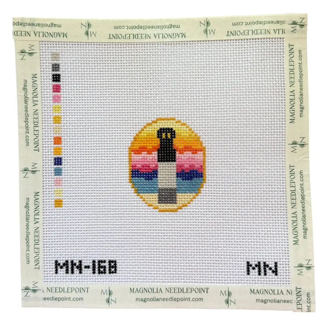 Oak Island Lighthouse Mini Needlepoint Canvas