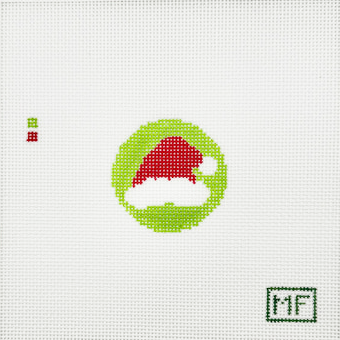 Santa Hat Mini needlepoint canvas