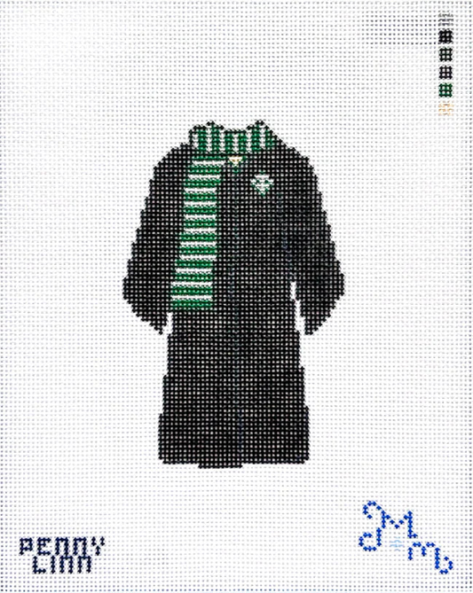Snake House Robe needlepoint canvas
